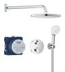 krom rund indbyg sampak 250 termostat grohtherm grohe