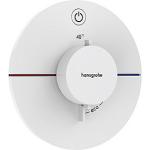 hvid mat udtag 1 til afspærring med indbygning til termostat s comfort showerselect hansgrohe