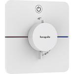 hvid mat udtag 1 til afspærring med indbygning til termostat q comfort showerselect hansgrohe