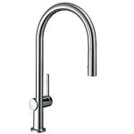 krom udtræk med 2jet eco 210 køkkenarmatur m54 talis hansgrohe