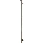 rustfri børstet 230v schukostik m kabel 5m 1 kroge 4 med 1480x30mm håndklædevarmer el uno kriss