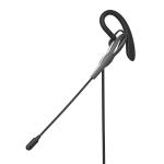 sort mikrofon fold-away type-c usb type-a usb mono in-ear pc-headset