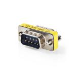 box metal nikkelplateret han 9-pin d-sub han 9-pin d-sub adapter adapter seriel