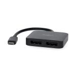 box sort pvc nikkelplateret runde m 20 0 60hz 4k female displayport 2x han usb-c 1 gen 2 3 usb adapter usb-c