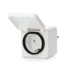 stk 1 hvid ios android c 40 - -10 7 7 cee f type w 3680 effektmåler ip44 0 3 zigbee plug smart smartlife nedis
