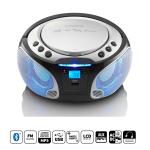 slv led-belysning med bluetooth-afspiller usb mp3 cd fm-radio brbar scd-550si