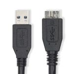 label blå pvc runde m 00 2 nikkelplateret gbps 5 han micro-b usb han usb-a 1 gen 2 3 usb usb-kabel