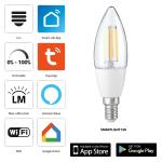 wi-fi med led-lampe gldetrd smart smartlight130 nedis
