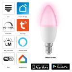 wi-fi med led-farvelampe smart smartlight30 nedis