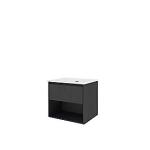 hylde ben 1 skuffe 1 eg sort 61x46 mbelst proline sanibell