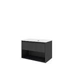 hylde ben 1 skuffe 1 eg sort 81x46 mbelst proline sanibell