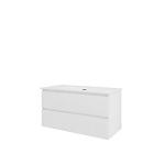 skuffer softclose 2 højglans hvid 101x46cm møbelsæt proline sanibell