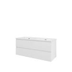 skuffer softclose 2 højglans hvid 121x46cm møbelsæt proline sanibell