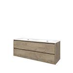 skuffer softclose 2 eg rå 141x46cm møbelsæt proline sanibell