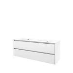 skuffer softclose 2 højglans hvid 141x46cm møbelsæt proline sanibell