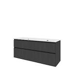 skuffer softclose 2 eg sort 141x46cm møbelsæt proline sanibell