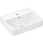 hvid smartclean overløb hanehul med 500xx390mm lille håndvask q xanuia hansgrohe