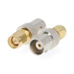 box stk 2 guld kobber lige ohm 50 guldplateret hun bnc han sma adapter sma