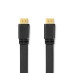 label sort pvc fladt m 00 2 gbps 2 10 30hz 4k stik hdmi stik hdmi ethernet med kabel hdmi speed high