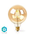 stk 1 g125 ios android glas k 2200 hvid varm w 5 lm 500 e27 wi-fi glødepære led smartlife nedis