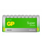 20-pak lr03 batteri aaa alkaline super gp