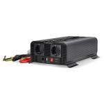 sort sikring sinuskurve ren skrueterminal w 2000 peak-effekt w 1000 hz 50 ac v 230 usb-c usb-a 3 7 cee f type strømudgangsforbindelse enhedens dc v 12 indgangsspænding sinusbølge ren med vekselretter
