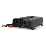 sort sikring sinuskurve ren skrueterminal w 4000 peak-effekt w 2000 hz 50 ac v 230 usb-c usb-a 3 7 cee f type strømudgangsforbindelse enhedens dc v 12 indgangsspænding sinusbølge ren med vekselretter