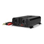 sort sikring sinuskurve ren skrueterminal w 4000 peak-effekt w 2000 hz 50 ac v 230 usb-c usb-a 3 7 cee f type strømudgangsforbindelse enhedens dc v 24 indgangsspænding sinusbølge ren med vekselretter