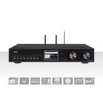 sort bluetooth internet fm dab cd-afspiller og forstærker med hifi-system all-in-one cd i560 dabman