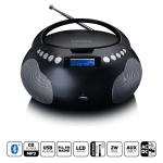 sort bluetooth og usb med mp3 cd radio brbar