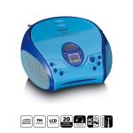 bl klistermrker og fm-radio cd-afspiller med boombox
