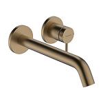 bronze brushed vægmont hv til tud 225mm håndvaskarmatur 1-grebs s tecturis hansgrohe
