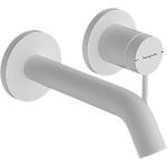 hvid mat vægmont hv til tud 165mm håndvaskarmatur 1-grebs s tecturis hansgrohe