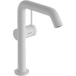 hvid mat push-open med hv til tud 154mm håndvaskarmatur 1-grebs s tecturis hansgrohe