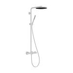 hvid mat termostat med showerpipes ecosmart 1jet 260 puro s pulsify hg