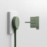 grn mat - flad rund jord med schuko stikprop design flad norm