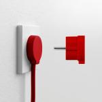 rd mat - flad rund jord med schuko stikprop design flad norm