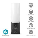 sort nattesyn bevgelsessensor med ac v 240 - 100 onvif inkluderet ikke microsd mulighed storage cloud ip65 1080p hd full lys omgivende wi-fi udendrskamera smartlife nedis