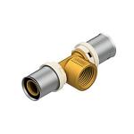 brass eco - press 2-16 16-1 muffe med t-stykke futura