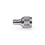 konvolut stk 10 slv metal lige ohm 50 nikkelplateret hun bnc han n adapter antenne satellit