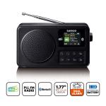 sort bluetooth med fm-radio dab brbar