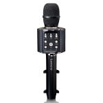 sort belysning og hjttaler med -karaokemikrofon bluetooth