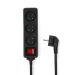 sort sluk tænd off-knap on indbygget 5mm 3g1 h05vv-f 45 vinkel kontakt hz 60 50 ac v 230 jordkontakt jordforbindelse slags a 16 w 3680 m 00 5 3-vejs 6 7 cee e type france socket udvidelse
