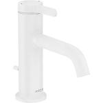 hvid mat ventil op løft med håndvaskarmatur 70 one axor hansgrohe