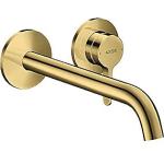 optik guld poleret indbygning til håndvaskarmatur 220mm one axor hansgrohe