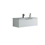 mat hvid glat vask amber skuffe 1 classic 101cm møbelpakke mido dansani