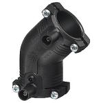 holdevrktj integreret med pe100-sdr11 pn16 45 mm 50 el-svejsevinkel pe plus elgef fischer georg