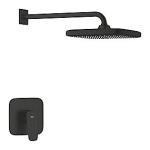sort mat 250 tempesta med indbygningsbrusesystem cubeo grohe