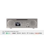 hvid-sølv bluetooth internet fm dab radio stereo multifunktionel cd i450 dabman