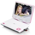pink monteringsbeslag og usb-hovedtelefoner med dvd-afspiller 9 brbar